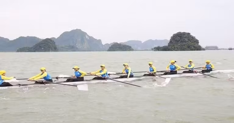 En un evento deportivo en Ninh Binh.