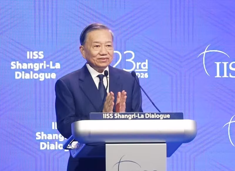 El secretario general del Partido Comunista y presidente de Vietnam, To Lam, se convierte en el primer líder vietnamita en inaugurar el Diálogo Shangri-La. (Foto: VNA)