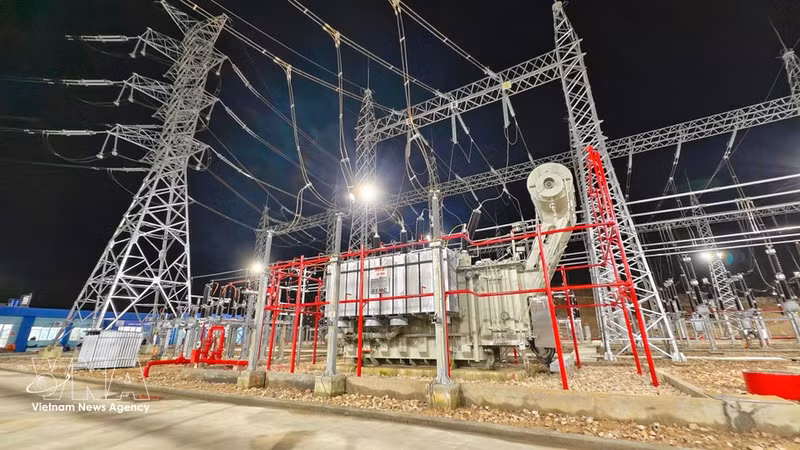 Uno de los proyectos de infraestructura energética en la zona especial de Phu Quoc, provincia de An Giang.
