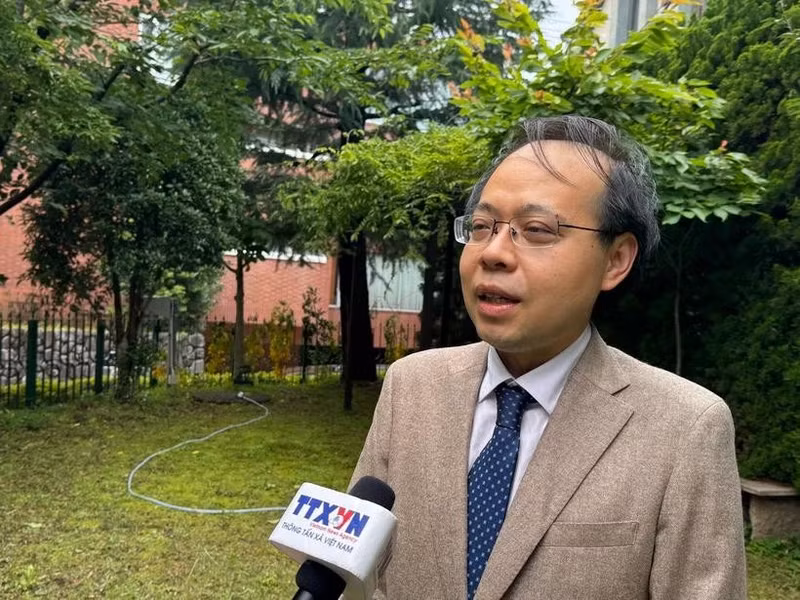 El profesor Pham Nam Hai, subdirector del Departamento de Electrónica del Instituto de Ciencia de Tokio en Japón (Foto: VNA)