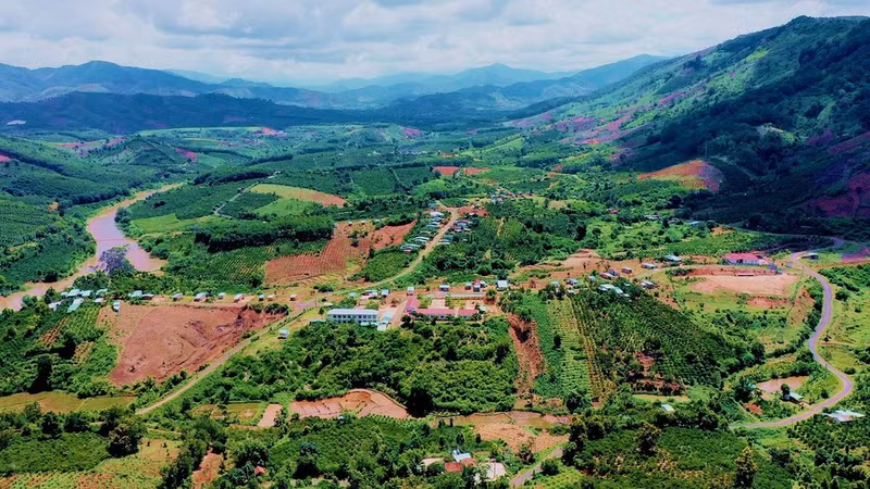 Una vista de la comuna de Dak Pxi, provincia de Quang Ngai. (Foto: Nhan Dan)