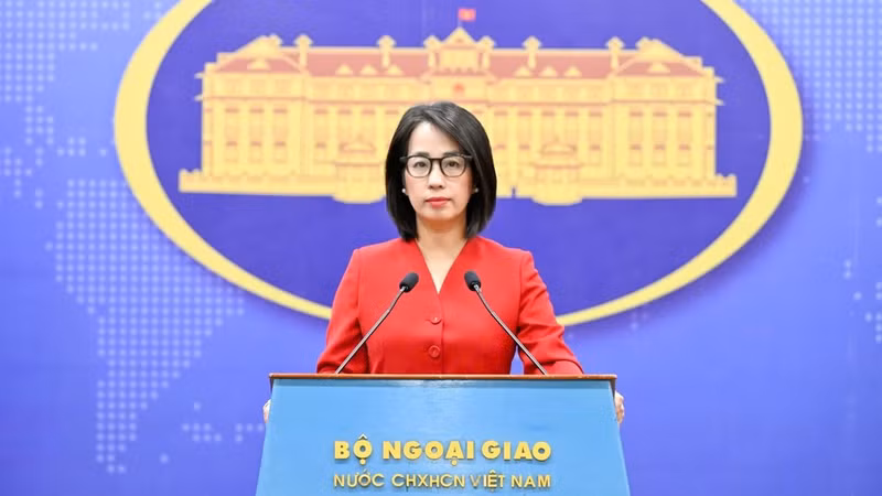 La portavoz del Ministerio de Relaciones Exteriores de Vietnam, Pham Thu Hang. (Foto: Ministerio de Relaciones Exteriores)
