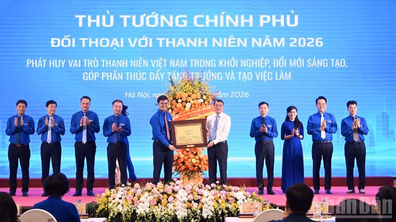 El primer ministro de Vietnam, Le Minh Hung, en el evento. (Foto: Nhan Dan)